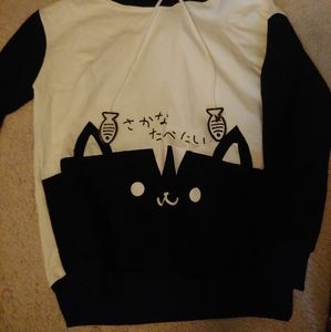 Kawaii cute neko cat hoodie